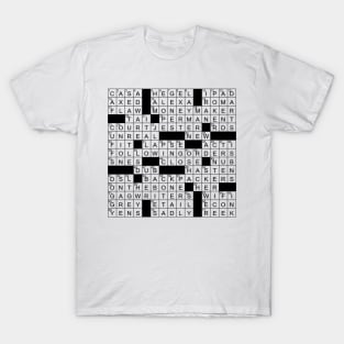 many a woodstock t shirt crossword T-Shirt